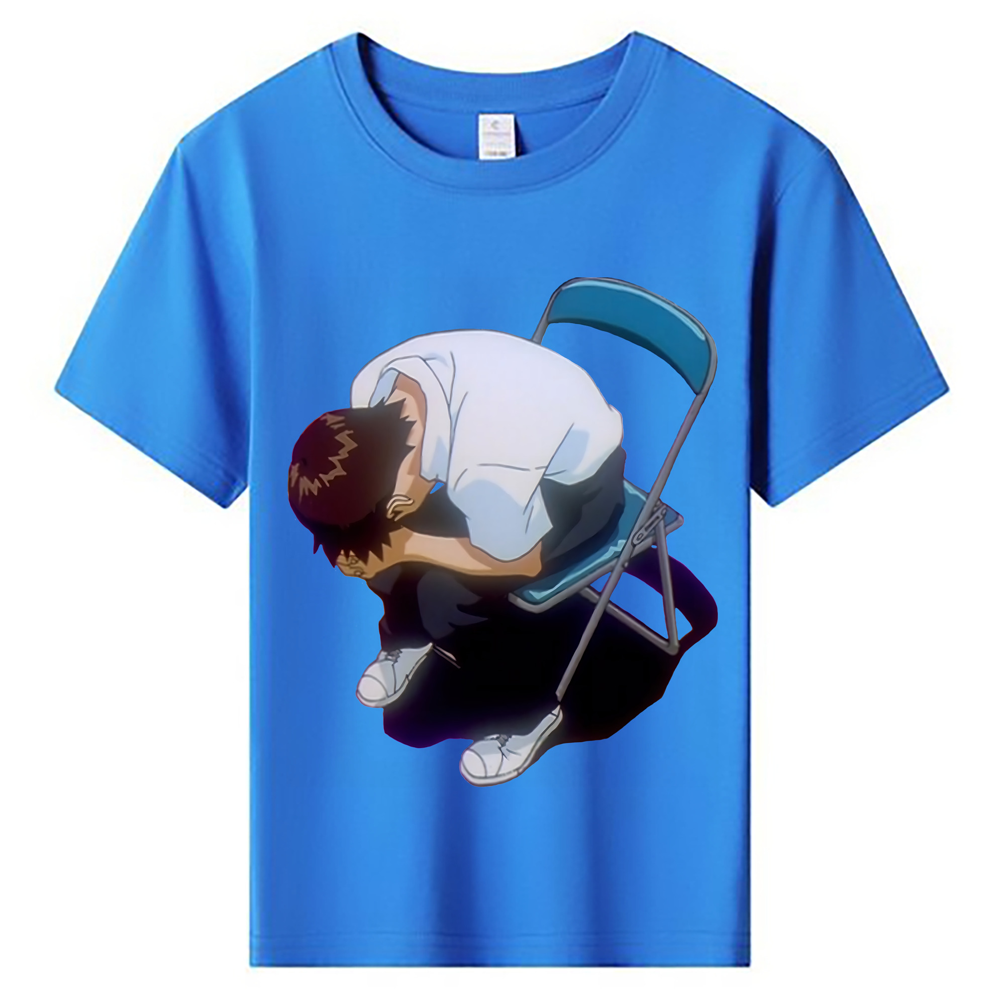 （画像用） EVA 新世紀エヴァンゲリオン 綿100％キッズTシャツ（フロントプリント）